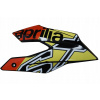 Aprilia SX pravý bok bočná krytka + nálepky ORIGINÁL NOVÁ