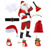 Kostým pre chlapca- Výbava Santa Claus prémiového velor 11el+dovolenka zadarmo (Výbava Santa Claus prémiového velor 11el+dovolenka zadarmo)