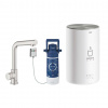 Grohe Red Drezový ventil Mono s ohrevom vody a filtráciou, zásobník M, supersteel 30339DC1-GR