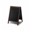 Jansen Display Drevené áčko s kriedovou tabuľou 55 x 85 cm, tmavo hnedá