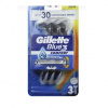 Jednorazový holiaci strojček Gillette Blue 3 ks