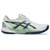 Pánska obuv na badminton/squash Asics Powerbreak FF - white/tranquil teal - Biely (44,5)