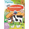Omaľovánky A4 so samolepkami Farma