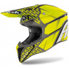prilba WRAAP Idol , AIROH (antracitová matná / žltá fluo) XL