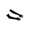 Saténové rukavičky Satin-Gloves Extra Long Black S-L