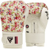 RDX Dámske Boxerské rukavice FL-6 - Bielé Veľkosť: 10oz