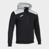 JOMA TOLEDO MIKINA S KAPUCÍ UNISEX - Černá, Šedá - veľkosť 2XS