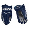 CCM Rukavice CCM Jetspeed FT880 JR, tmavo modrá-biela, Junior, 12