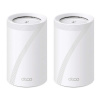 TP-LINK TP-Link Deco BE65 Tri pásma (2,4 GHz / 5 GHz / 6 GHz) Wi-Fi 7 (802.11be) Biela 4 Vnútorný (Deco BE65(2-pack))