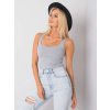 Dámske šedé tielko s hranatým výstrihom RV-TP-5947.06-gray L