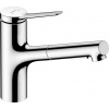 Hansgrohe Zesis M33 - Drezová batéria s výsuvnou spŕškou, chróm 74820000