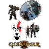 CUKROVÁ TLAČ jedlý obrázok na tortu Cukrová hmota GOD OF WAR HRA GOW + MENO #4