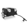 DURAMAXX Mountee, 130 l, 60 kg, príves na bicykel, nákladný vozík, oceľová tyč (BCT1-MounteeLightGre)