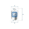 UFI Palivový filter UFI FILTERS 31.760.00