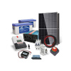 Solární zostava ostrovní SOLARFAM 740Wp, 24V, baterie 200Ah, měnič 230VAC 2000W