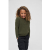 Urban Classics Detský sveter Kids Marine Troyer Pullover Farba: Olive, Veľkosť: 140 cm