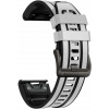 Pásik YIVO pre Garmin 22 mm biely