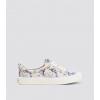 OCA Low White Spectrum Blue Parrot Print Canvas Sneaker