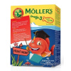 Moller´s Omega 3 želé rybičky 45 žuvacích tabliet malina