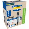 Popisovač PILOT V-Board Master na biele tabule Greenpack, čierny - 10 ks + 10x náplň čierna (WLT556275)