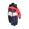 Rukavice SP X 1 MM93 kolekcia, ALPINESTARS (červená fluo/modrá/čierna/biela, veľ. M)
