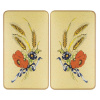 Kryty na sporák v súprave 2 ks z tvrdeného skla 52x30 cm Corn-Flowers - Maximex