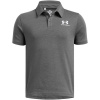 Under Armour Icon Short-Sleeve Performance Polo Shirt Light Heather 7-8 rokov