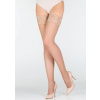 Samodržiace polomatné pančuchy EROTIC 15 DEN Marilyn, Veľkosť 1/2, Farba Beige
