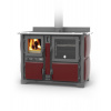 THERMOROSSI BOSKY COUNTRY F30 EVO VINTAGE - Kuchynské kachle na pevné palivo s teplovodným výmenníkom Farba: Bordová