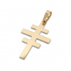 Anno Domini Zlatý greckokatolícky krížik väčší Veľkosť: 30mm, Farba zlata: Žlté
