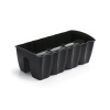 Prosperplast Kvetináč kvetináč na zábradlie CROWN antracit 58 cm DCRO600-S433