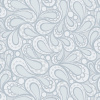 Benartex Free-Motion Fantasy 2-Silver / Kašmírové paisley strieborné