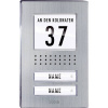 m-e modern-electronics ADV-120.1 EG káblový domovej telefón vonkajšia jednotka, pre 2 domácnosti, nerezová oceľ, ADV-120.1 EG; ADV-120.1 EG