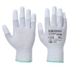 PORTWEST Portwest A198 Antistatické rukavice PU Fingertip - Sivá, S Sivá, S