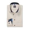 Pánska béžová košeľa Luxor OLYMP modern fit Veľkosť: 44 (XL)