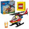 LEGO City 60411 Hasičský záchranný vrtuľník + LEGO papierová taška (LEGO City 60411 Hasičský záchranný vrtuľník LEGO Set + taška LEGO VP)