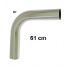 Koleno hliníkové 90°, D: 63mm (Dĺžka: 60cm)