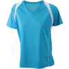 James & Nicholson | JN 396 Dámske bežecké tričko_02.0396 Farba: turquoise/white, Veľkosť: M
