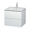 Duravit L-Cube Umývadlová skrinka, 55x62x48 cm, 2 zásuvky, biela mat LC624001818