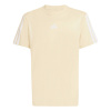 Detské Tričko s krátkym rukávom ADIDAS J 3S TEE 160 KD8552 – Béžová