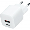 Solight DC77 USB-C + USB-A nabíjecí adaptér GaN 20W PD