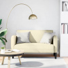 vidaXL Loveseat pohovka krémová 110 cm umelá koža - Krémová - 252868-268503