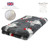 DRYBED Premium Vet Bed Sliepky šedý 150 x 100 cm