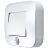 Svietidlo LEDVANCE NIGHTLUX® Hall White, so senzorom pohybu, 3xAAA, 84x73x22 mm