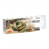 Sada akrylových farieb ICM - WWII French Armored Vehicles 6x12ml