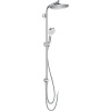 HANSGROHE Crometta S Showerpipe EcoSmart Reno sprchová súprava bez batérie, horná sprcha 1jet priemer 240 mm, ručná sprcha 2jet, chróm, 27270000
