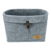 Sivý textilný organizér Wenko Felt, 30 x 18 cm