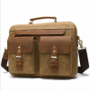 Brown Canvas Pánsky 14 palcový laptop tašku (Brown Canvas Pánsky 14 palcový laptop tašku)