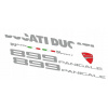 NÁLEPKY DUCATI 899 PANIGALE 2014 ČERVENÁ
