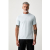 Karl Lagerfeld basic tričko pánske bavlnené s elastanom 563221.755047 modrá S